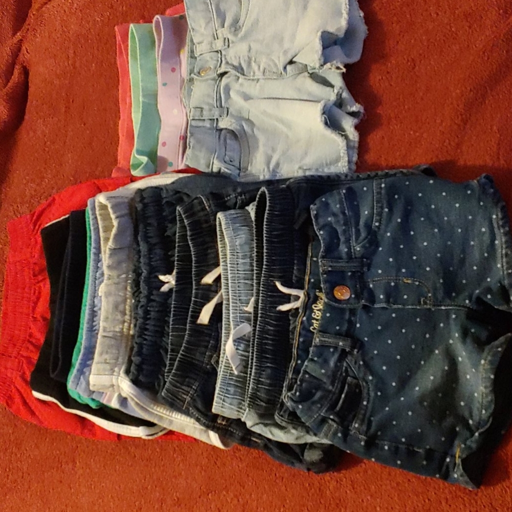 3T Girl Shorts 10 pair, 4 size 4T